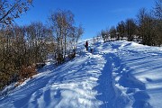 RESEGONE innevato e ‘Porta del Palio’ ad anello da Fuipiano Valle Imagna il 16 febbraio 2019- FOTOGALLERY